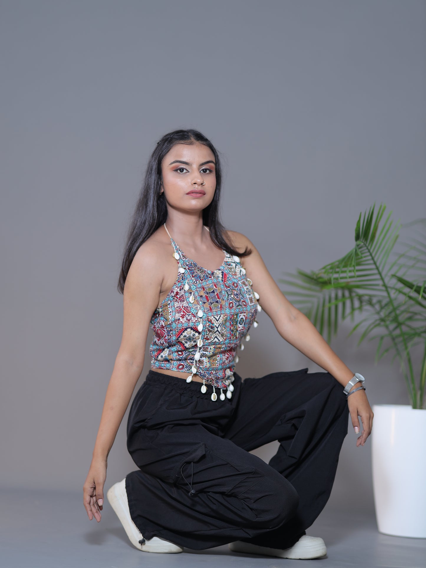 White Crop TOP - Kodi work
