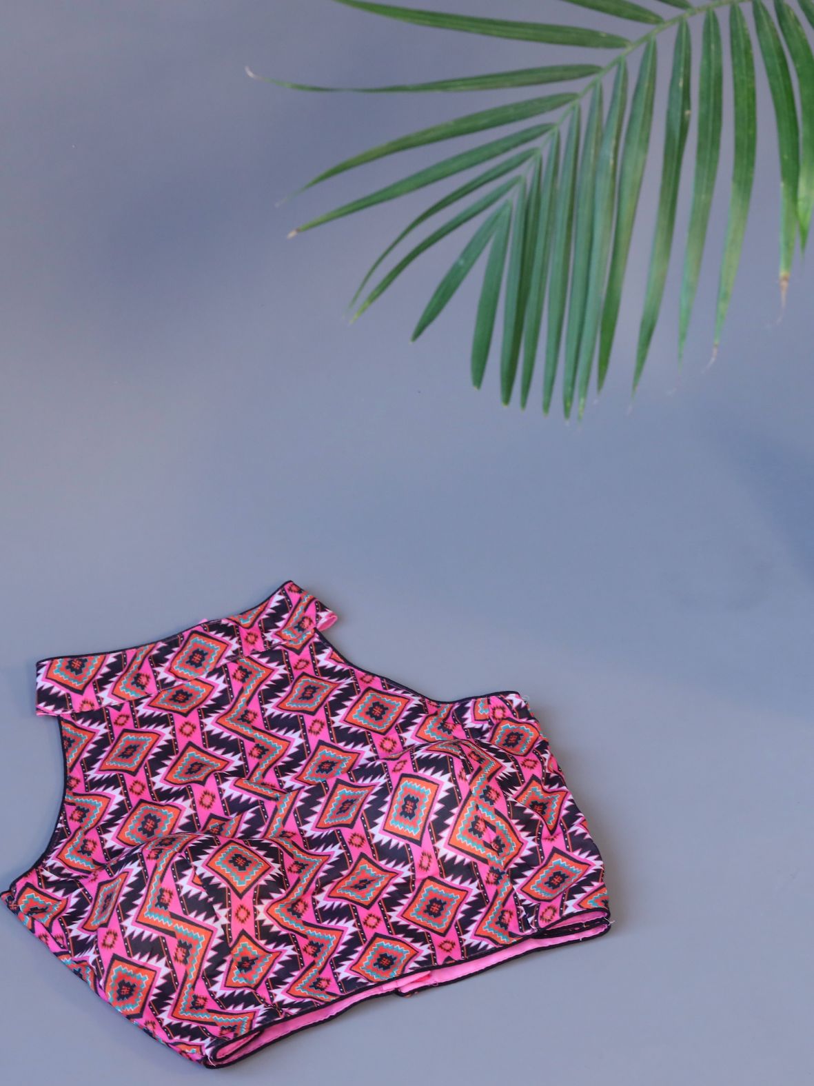 Digital Print Halter Neck - Pink