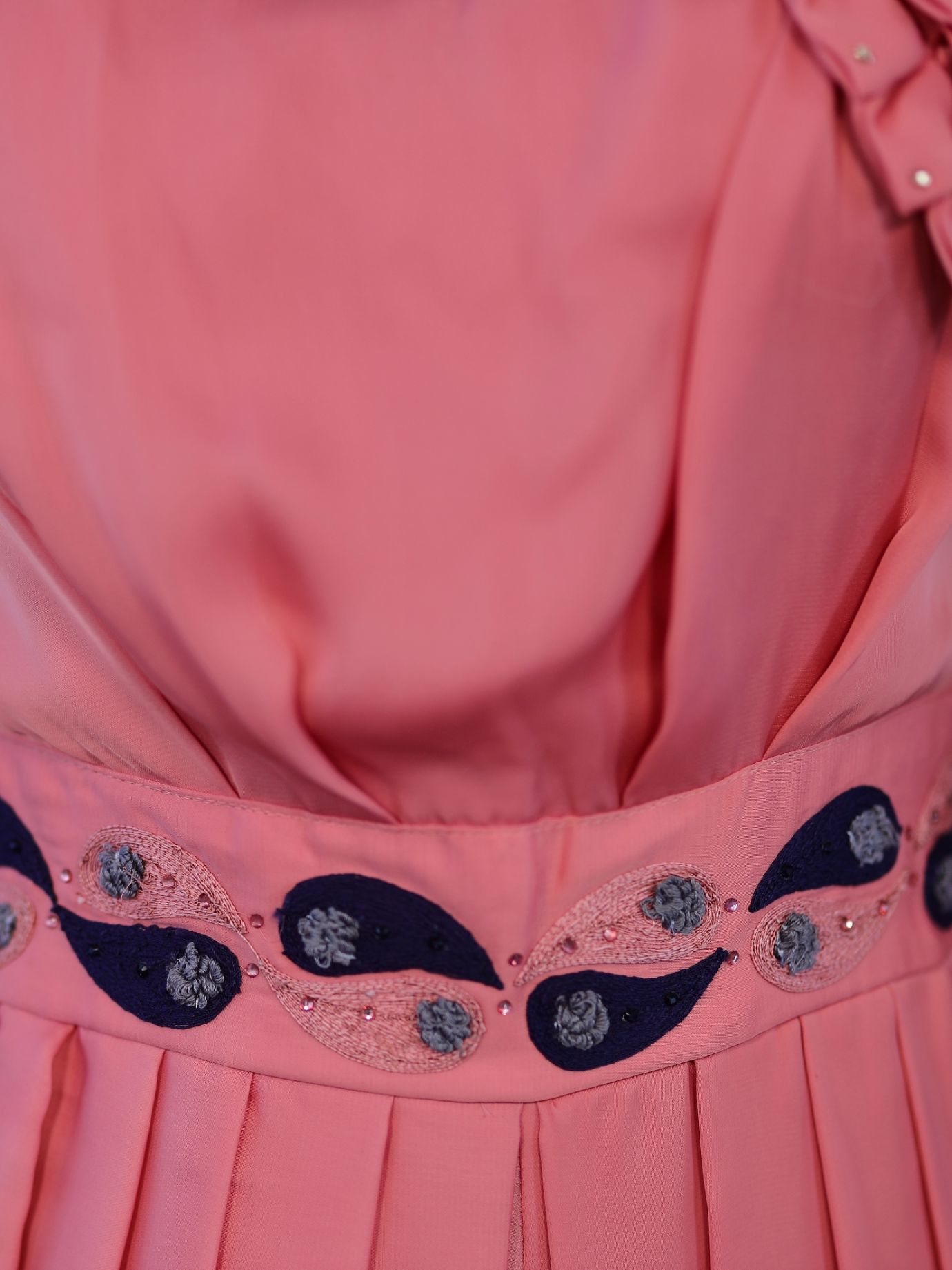 Dhoti Style Jump Suit - Peach