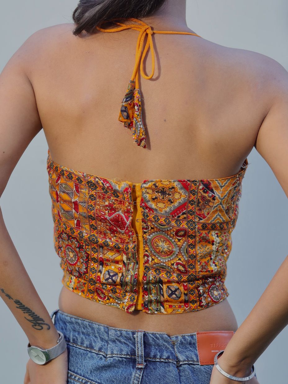 Mustard Crop Top - Kodi Work