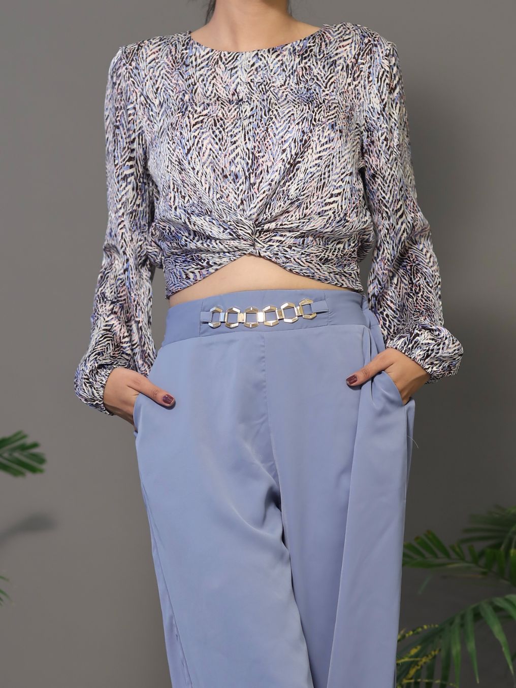 Beautiful Top & Plazo Co-Ords SET - Lavender
