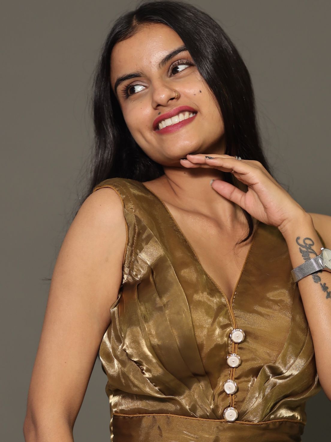 Zimichoo Sleeveless Blouse - COPPER