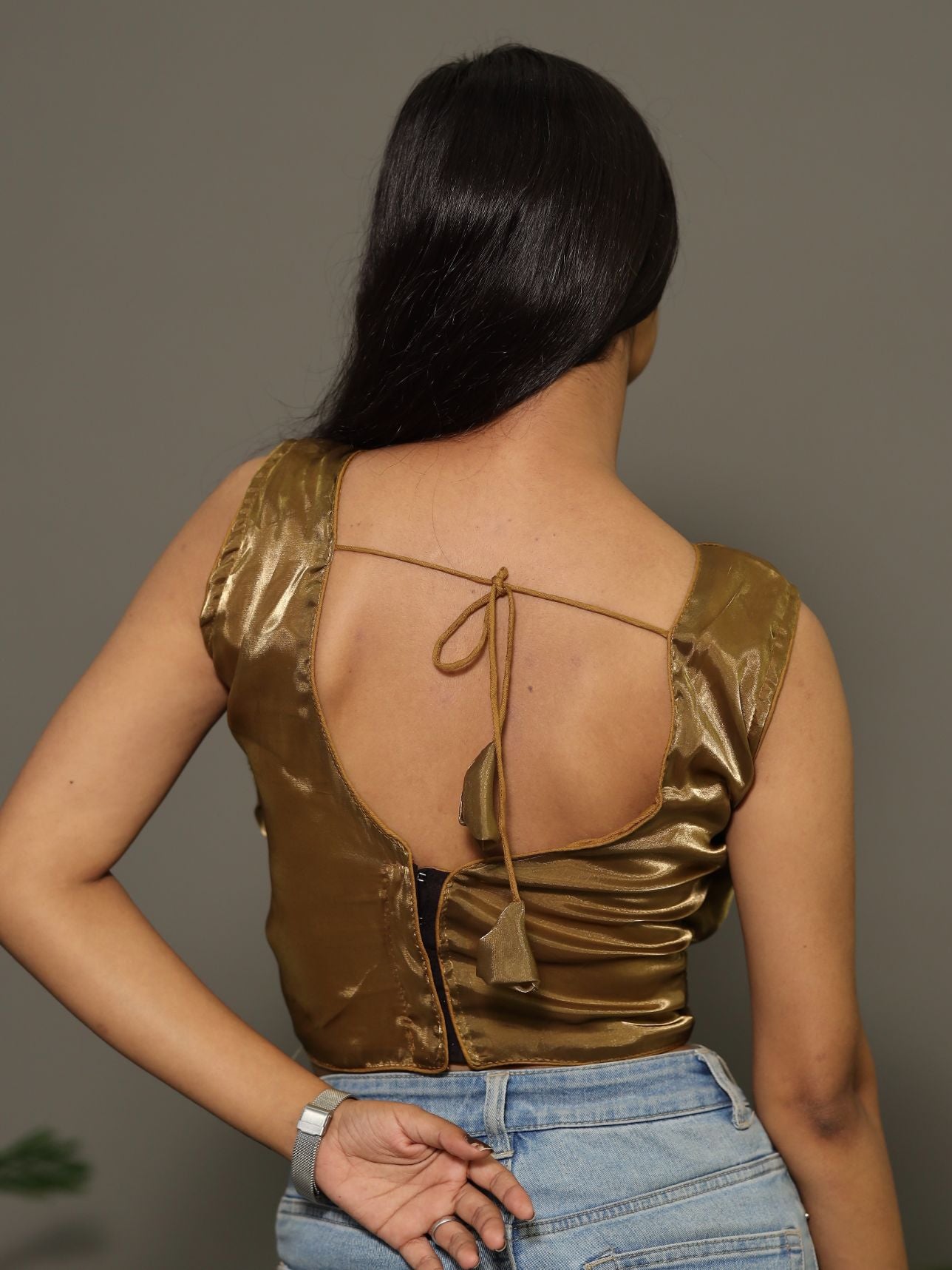 Zimichoo Sleeveless Blouse - COPPER