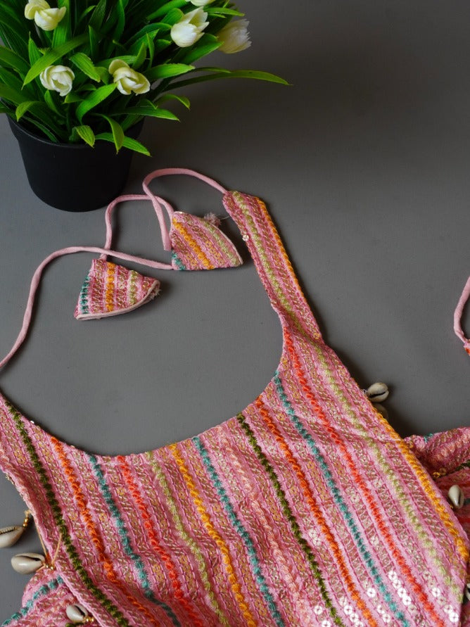 PINK Halter neck TOP - Kodi Work
