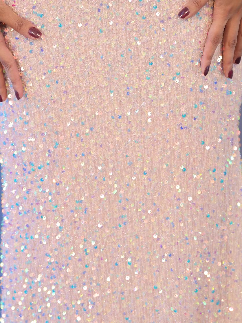 Beautiful Sequin Gown - Pink