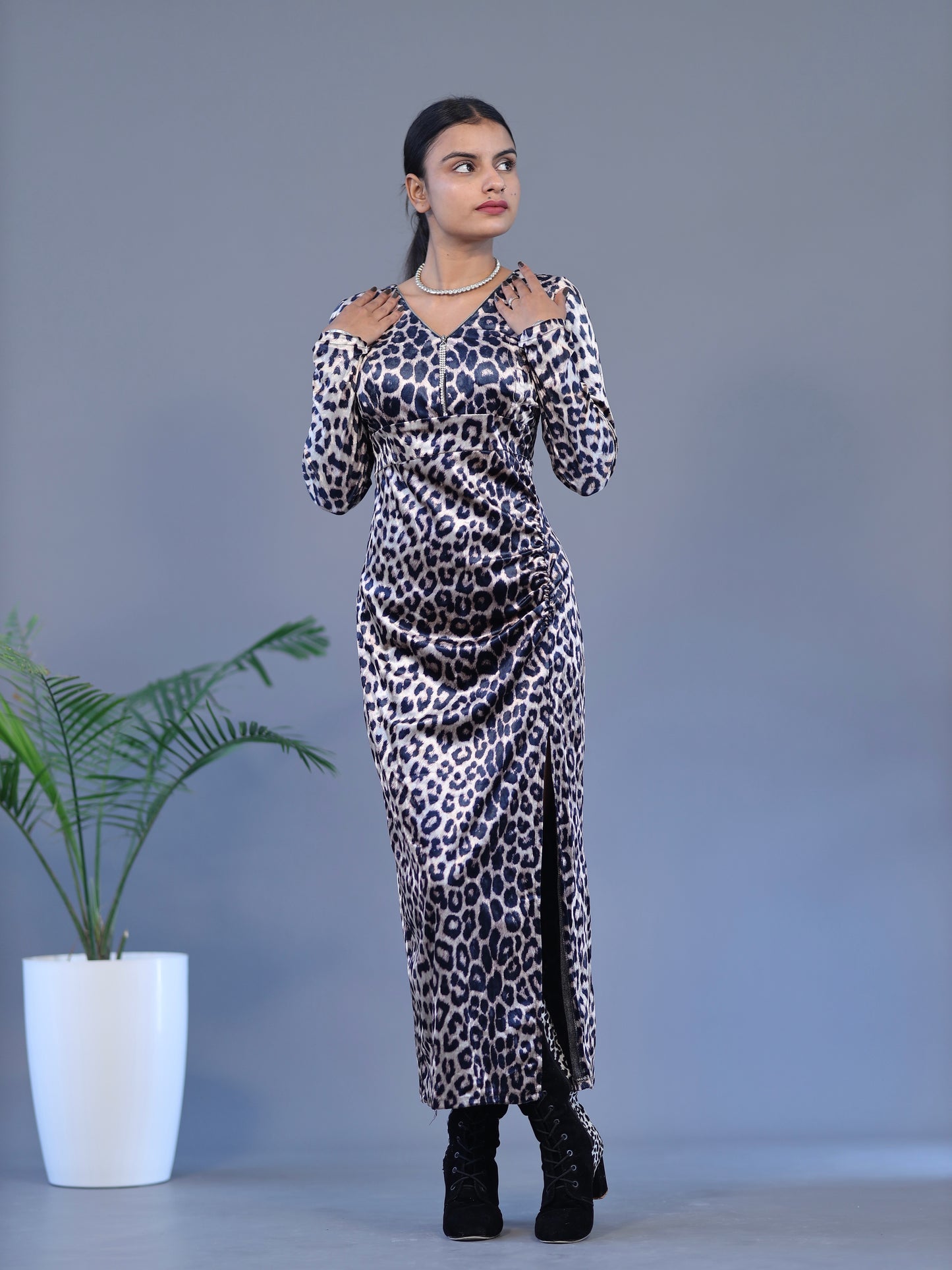 Gown - Cheetah print