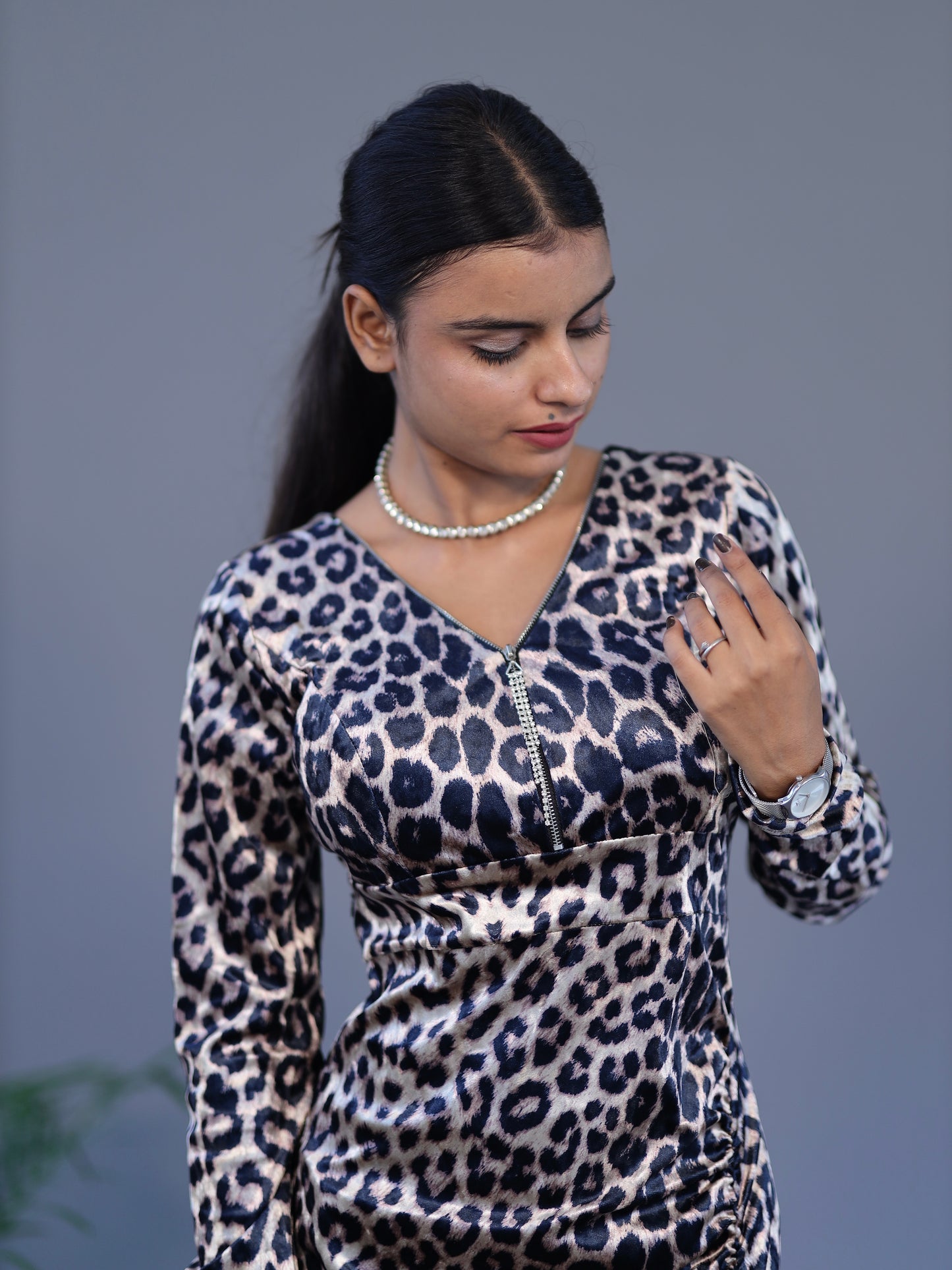 Gown - Cheetah print