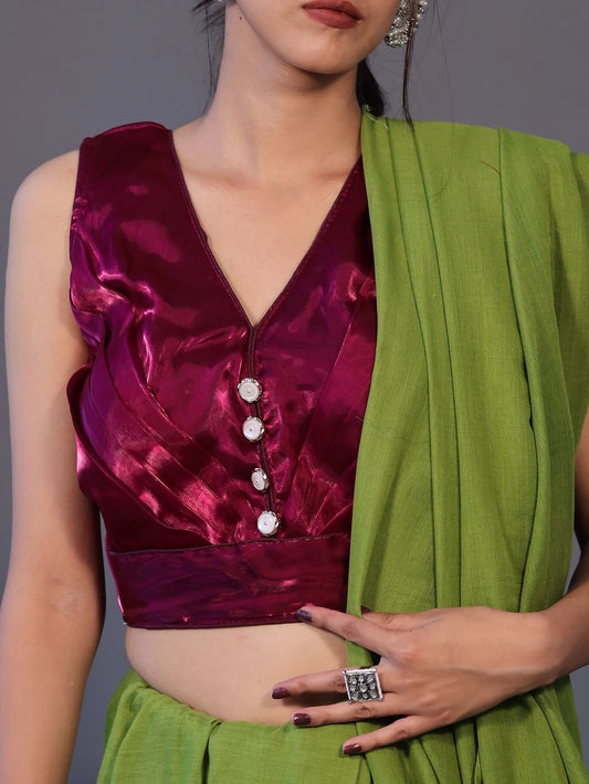 Zimichoo Sleeveless Blouse - Maroon
