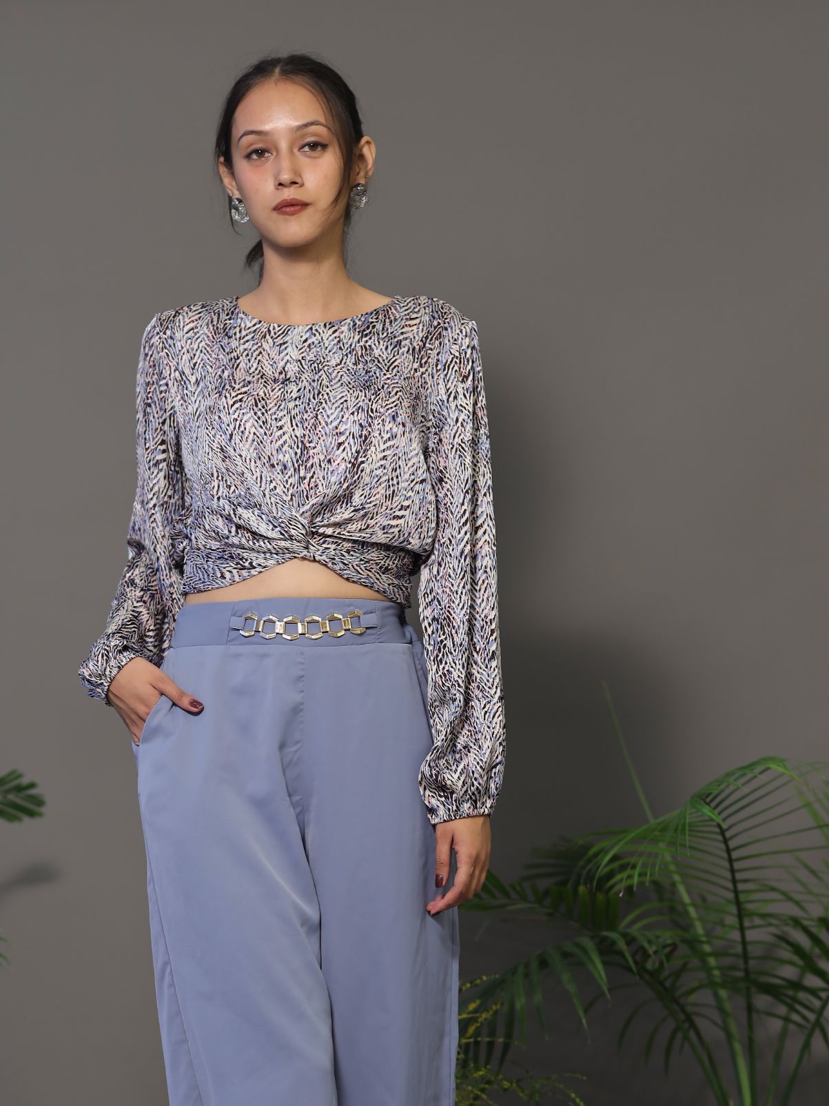 Beautiful Top & Plazo Co-Ords SET - Lavender