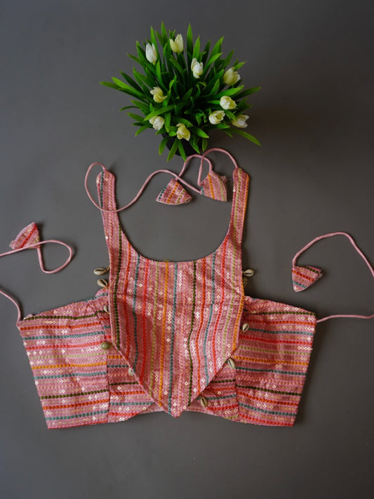 PINK Halter neck TOP - Kodi Work